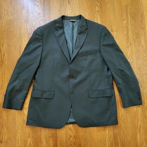 GUC Pronto Uomo Suit Jacket/Blazer Black MADE IN ITALY Size 48R